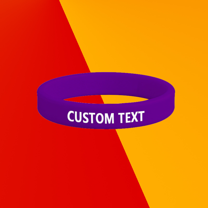 200pc Custom Silicone Wristbands, Thirteen Colors